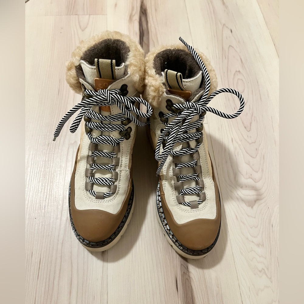 Scotch and Soda Olivine Wool Lace Up Boots - Picture 2 of 14